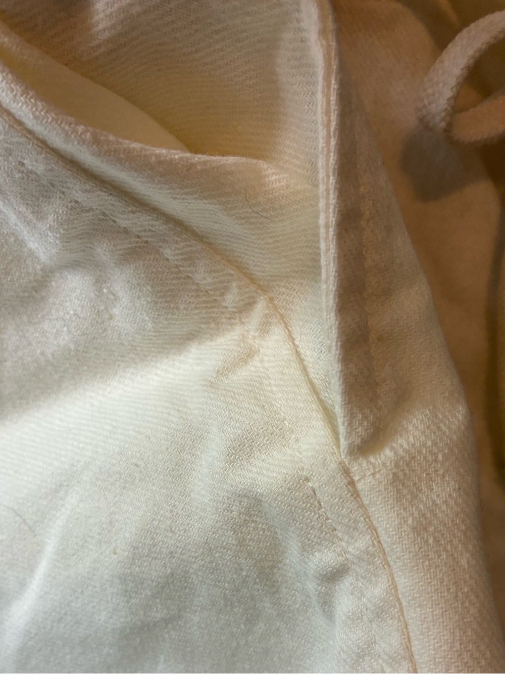 FREE PEOPLE 100% Cotton High Rise White Shorts. Side Pockets and Drawstring. NWT - Picture 8 of 13